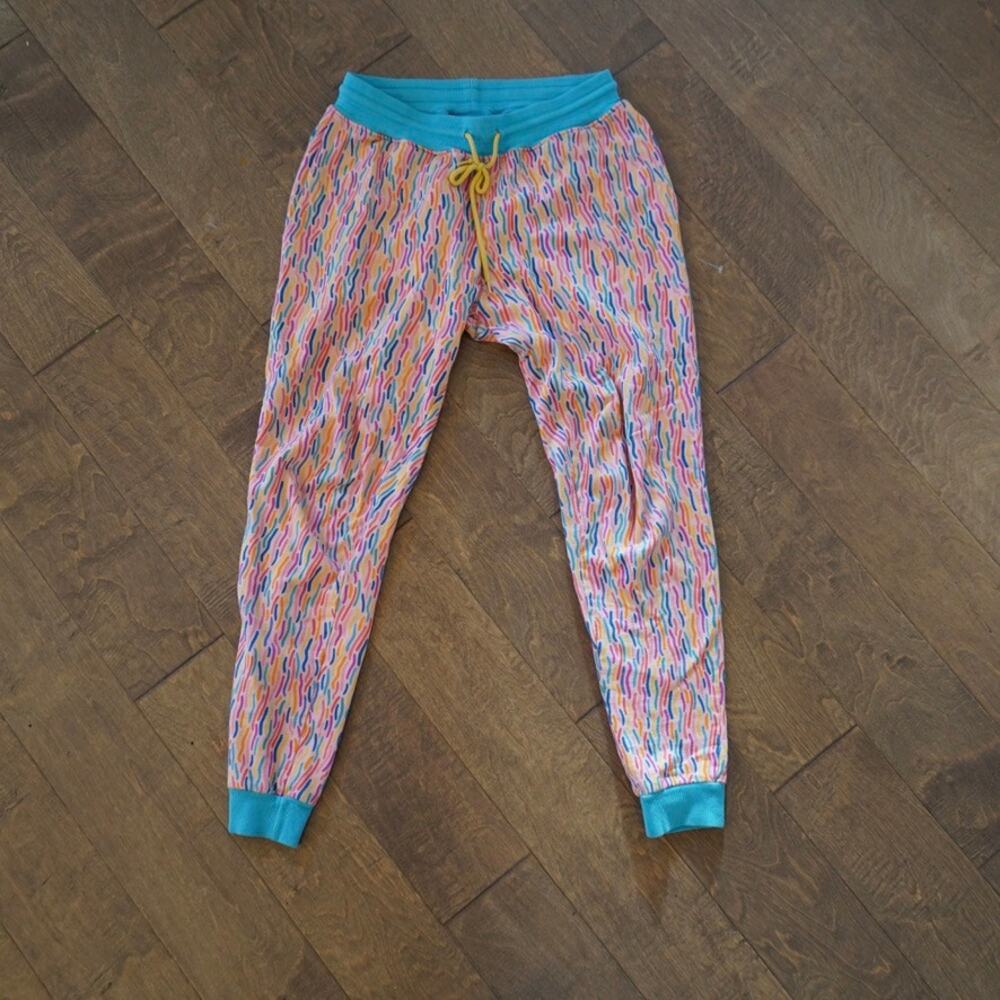 Mokuyobi High Rise Drawstring Jogger Pants Multicolor Womens Size XS